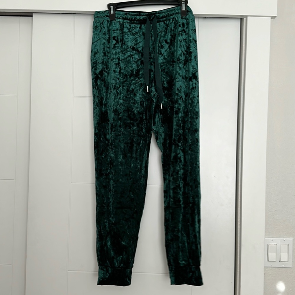 ALFANI Velour Track Bottoms (NWOT)